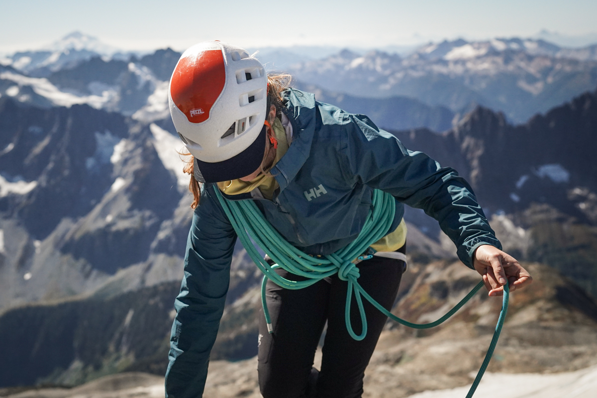 Climbing Helmets (climbing Sahale in Washington)